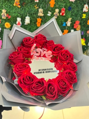 AYNALI ÇİÇEK (IŞIKLI)